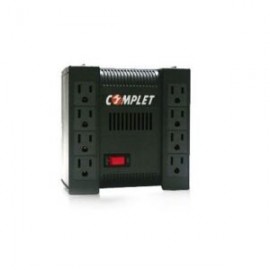 Regulador De Voltaje Complet Xpower Xp 1300 (erv-9-001) 8 Contactos, Supresor De Picos 504j, Potencia 1300 Va/650 W, Color Negr
