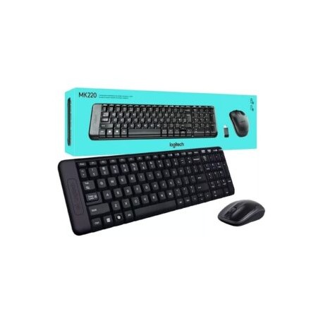 TECLADO Y MOUSE OPTICO INALAMBRICO LOGITECH MK220