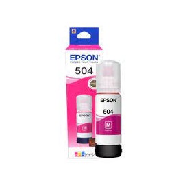Botella de tinta Epson 504 Magenta (T504320-AL) 70Ml, para L4150, L4160, L6161, L6171 original